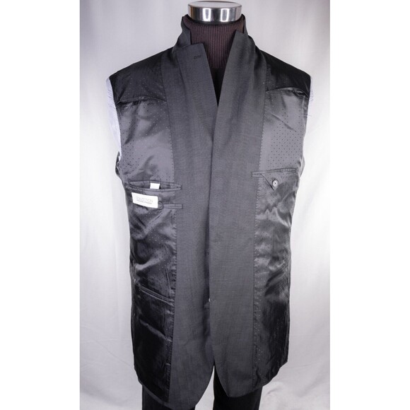 Collection By Michael Strahan Sport Coat Jacket Blazer WOOL Plaid 44L Canada EUC - Picture 9 of 14